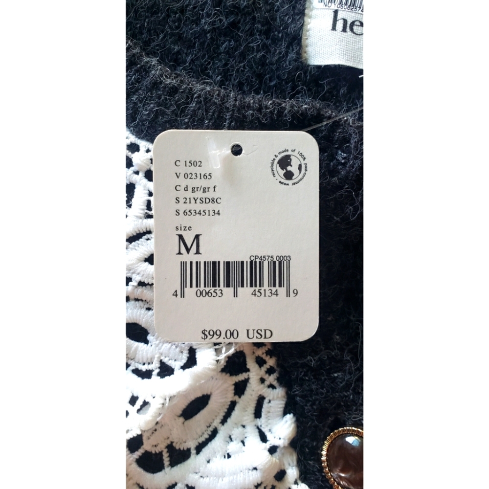 NWOT Anthropologie Heartloom Amina Cardigan - Picture 10 of 11